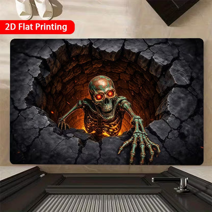 3D Spiral Staircase Illusion Mat