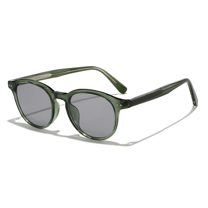 Damen runde modische Sonnenbrille mit UV-Schutz Brehn