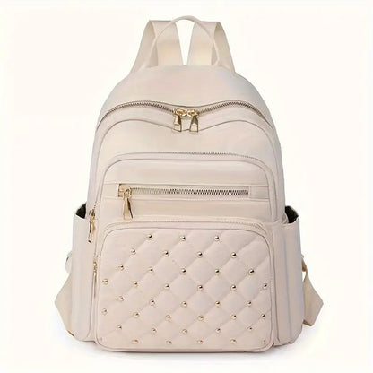 Eleganter gesteppten Multi-Taschen-Rucksack