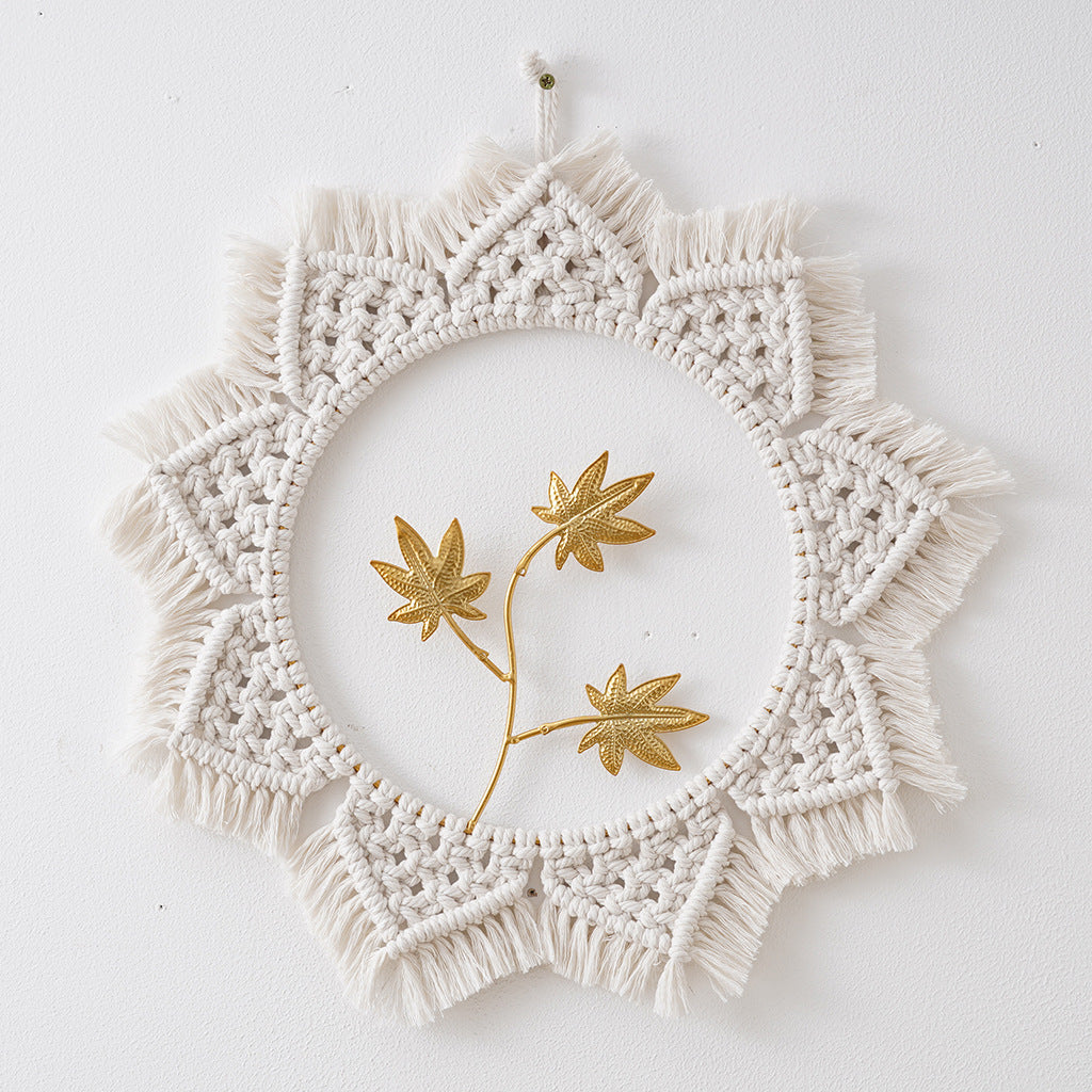 Dekorative Macramé Wandkunst Brehn