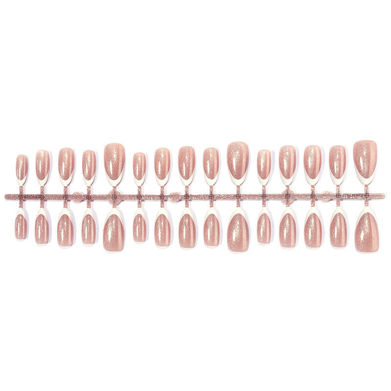 Kunstnagelset mit elegantem Glitzer-Effekt Brehn