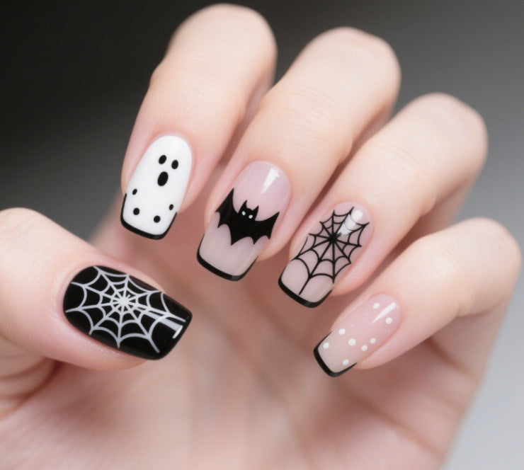 Halloween-Themen-Nagelkunstverlängerungen Brehn