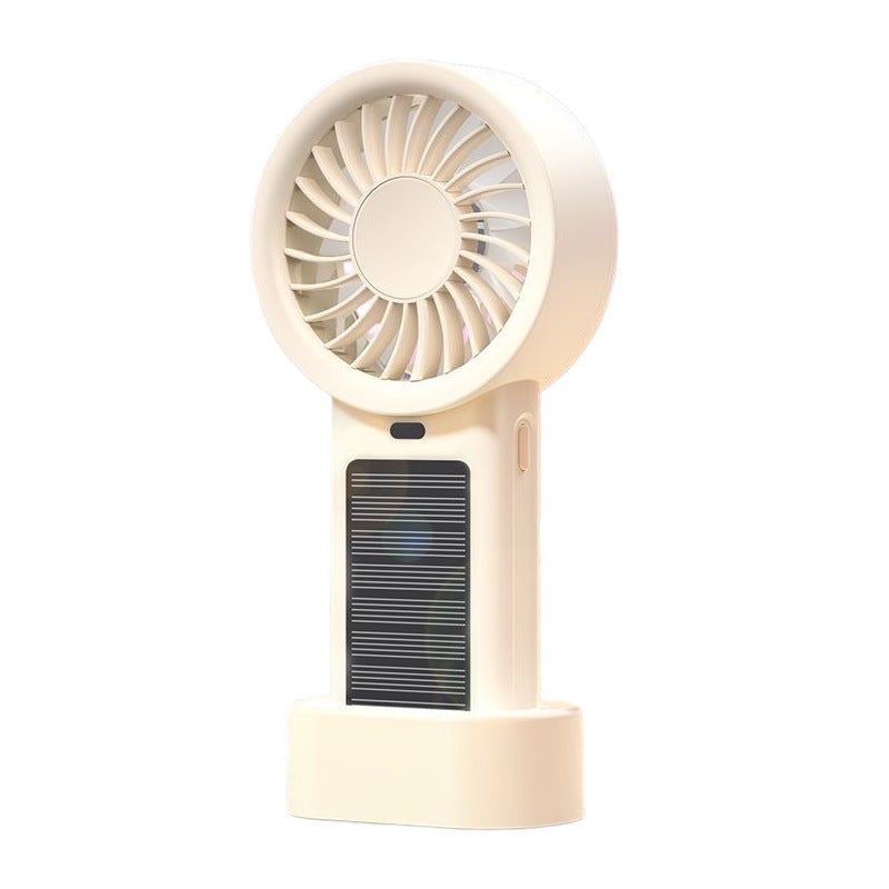 Portable Solar-Powered Handheld Cooling Fan Brehn