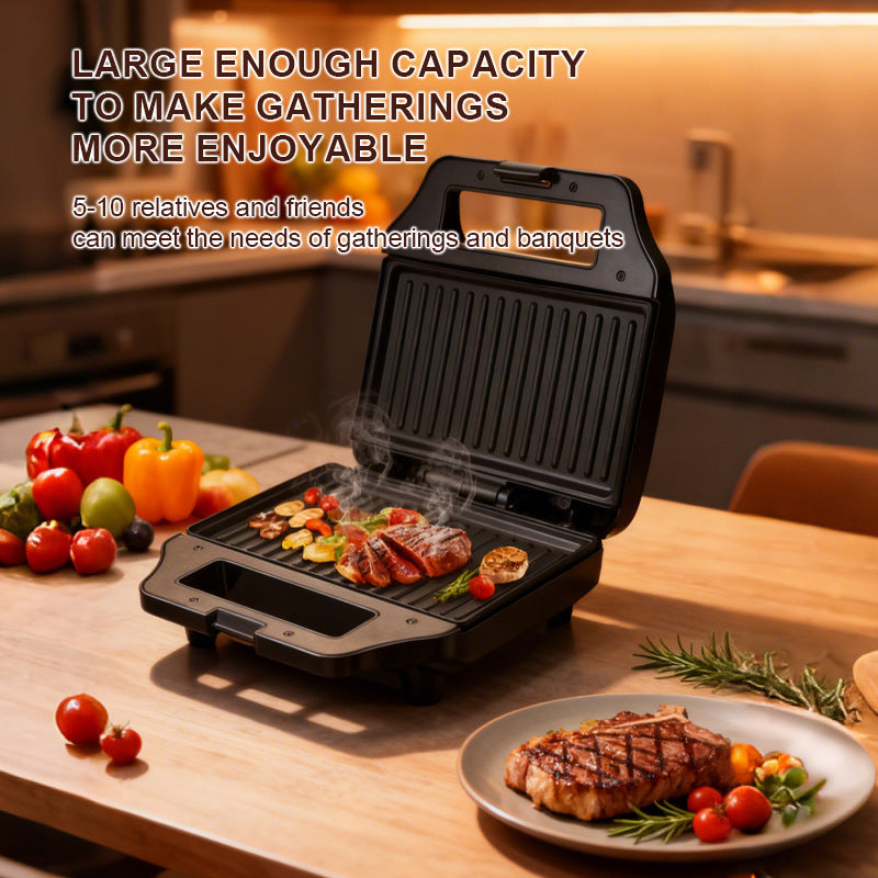 Elektrische Grillplatte und Grillpresse Brehn