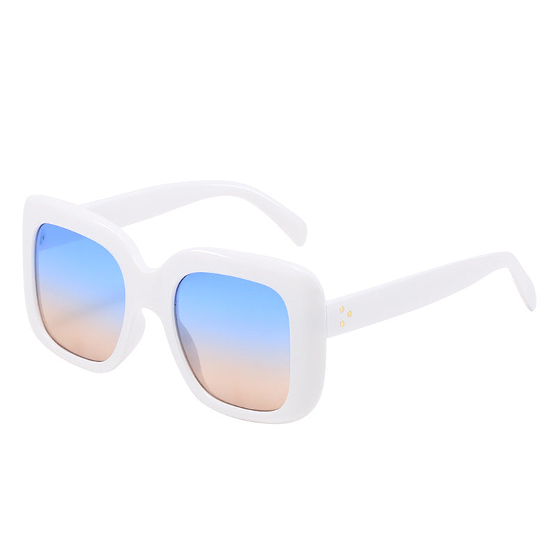 Damen oversized quadratische Sonnenbrille mit hochwertigem Kunststoffrahmen Brehn