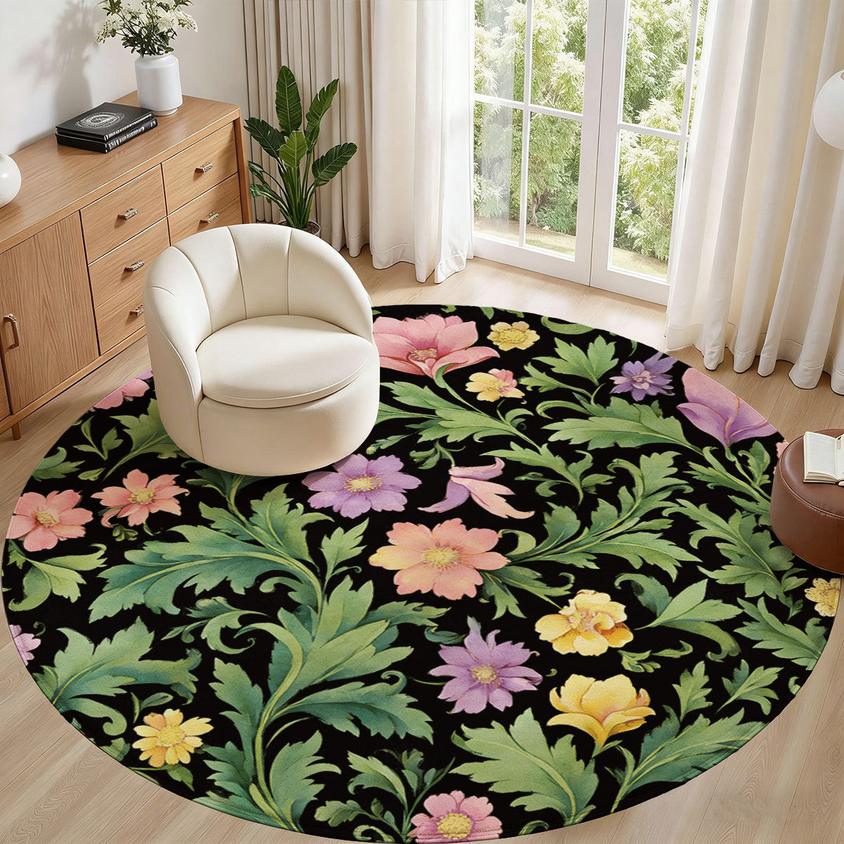 Floral Pattern Bereichsteppich