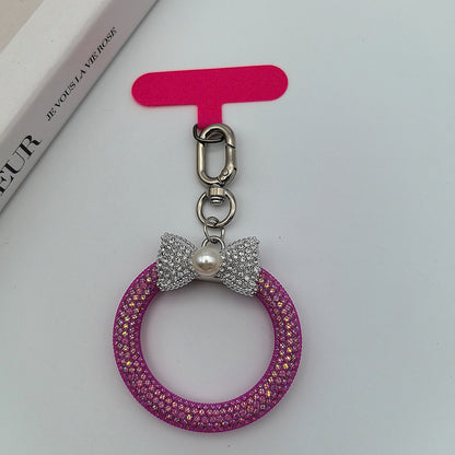 Eleganter Strass Schleife Schlüsselanhänger Brehn