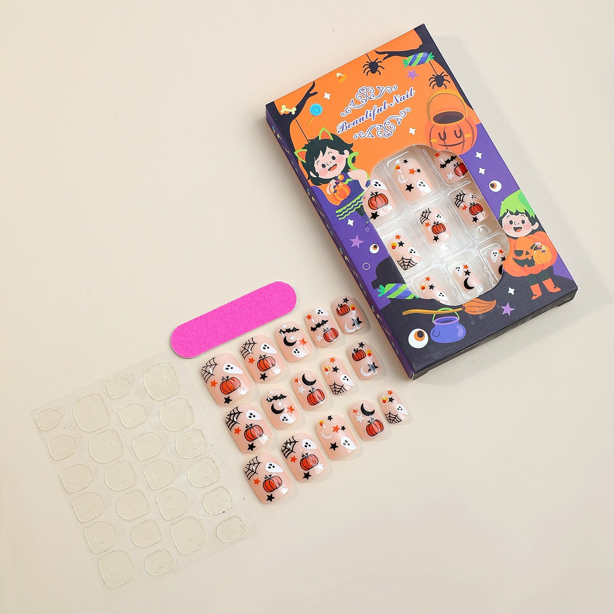 Kreatives Halloween Kunstnagelset Brehn