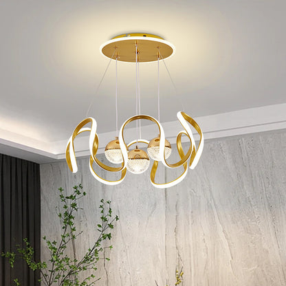 Künstlerische LED Cluster Kronleuchter