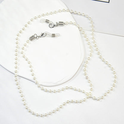 Elegante Perlenbesetzte Brillenkette Brehn