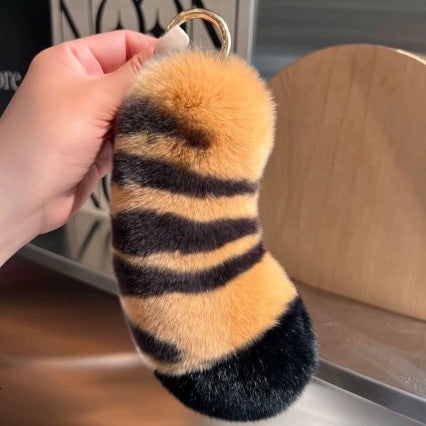 Plüsch Tigerpfoten Schlüsselanhänger Brehn