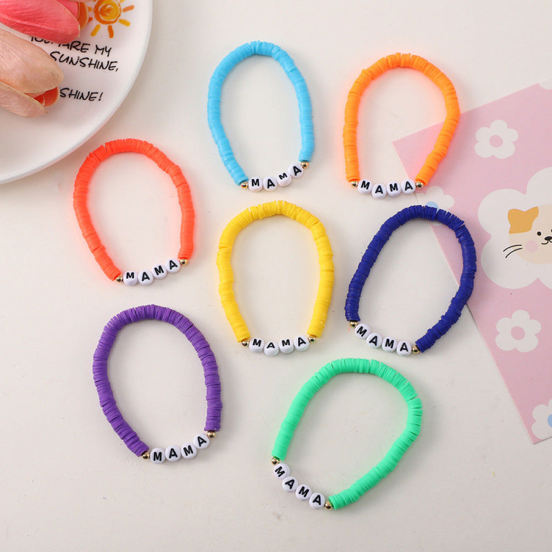 Bunte Perlenarmband Brehn