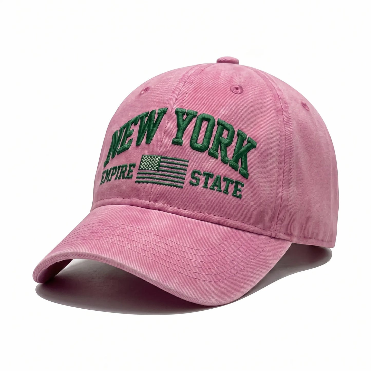 Damen modische Kappe mit gesticktem New York Motiv Brehn