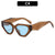 Skulpturale Katzenaugen-Sonnenbrille