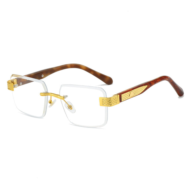 Damen elegante Sonnenbrille mit luxuriösem, glitzerndem Rahmen Brehn