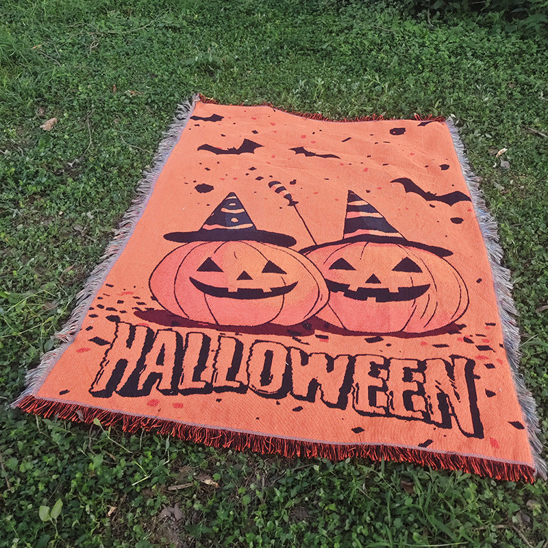 Halloween-Themen-Wurfdecke