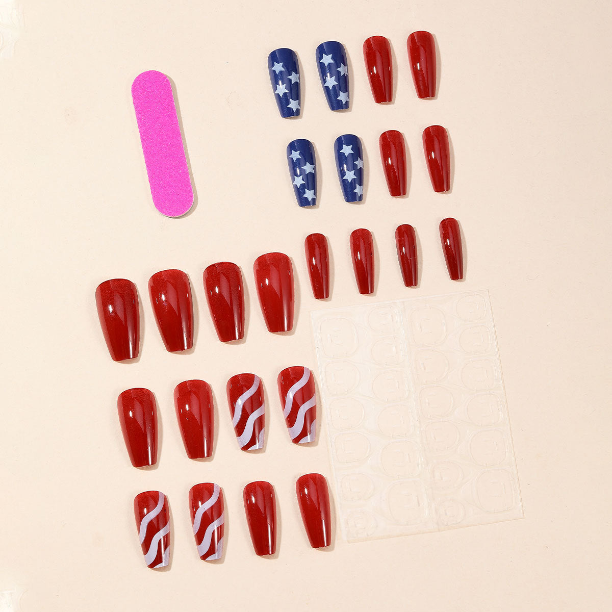 Patriotisches Nagelkunstset Brehn