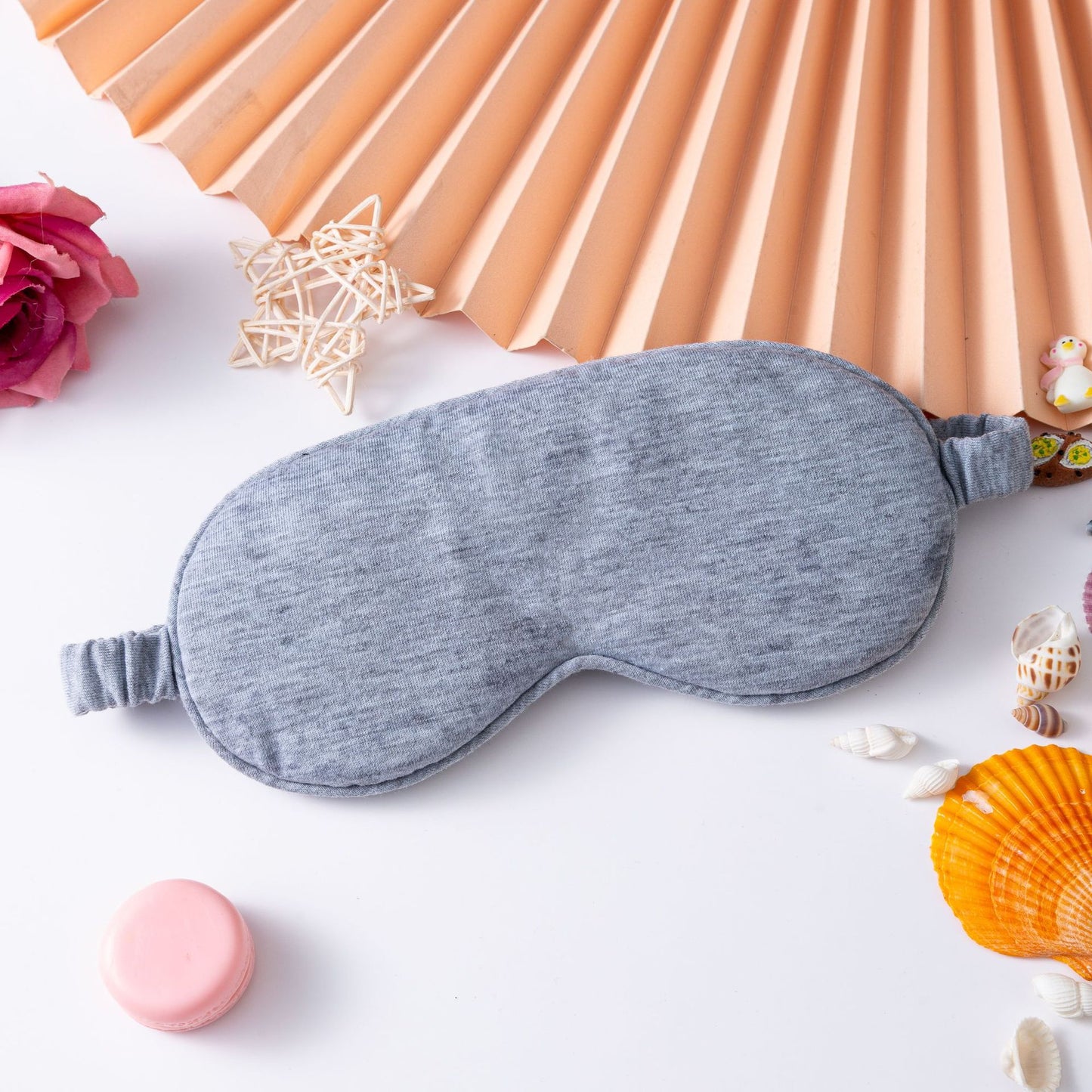 Damen nan leichte Baumwoll Schlafmaske mit ergonomischer Polsterung und elastischem Komfortband Brehn