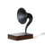 Vintage-inspirierende Grammophon-Dekorationsskulptur