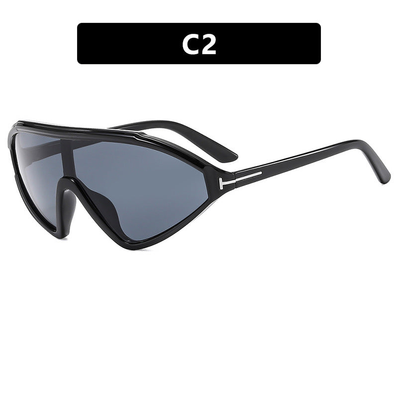 Damen Sport Sonnenbrille mit aerodynamischem Design und UV-Schutz Brehn