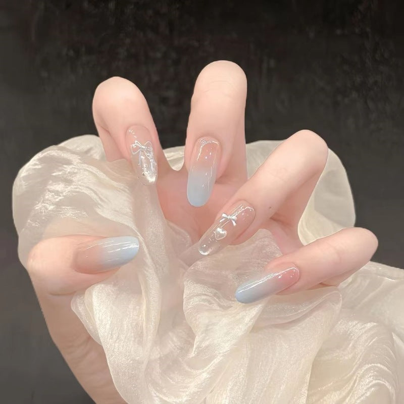 Elegante Ombre Nagel Kunst Verlängerungen