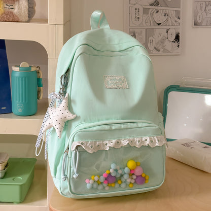 Stylischer Rüsch-Rucksack Brehn