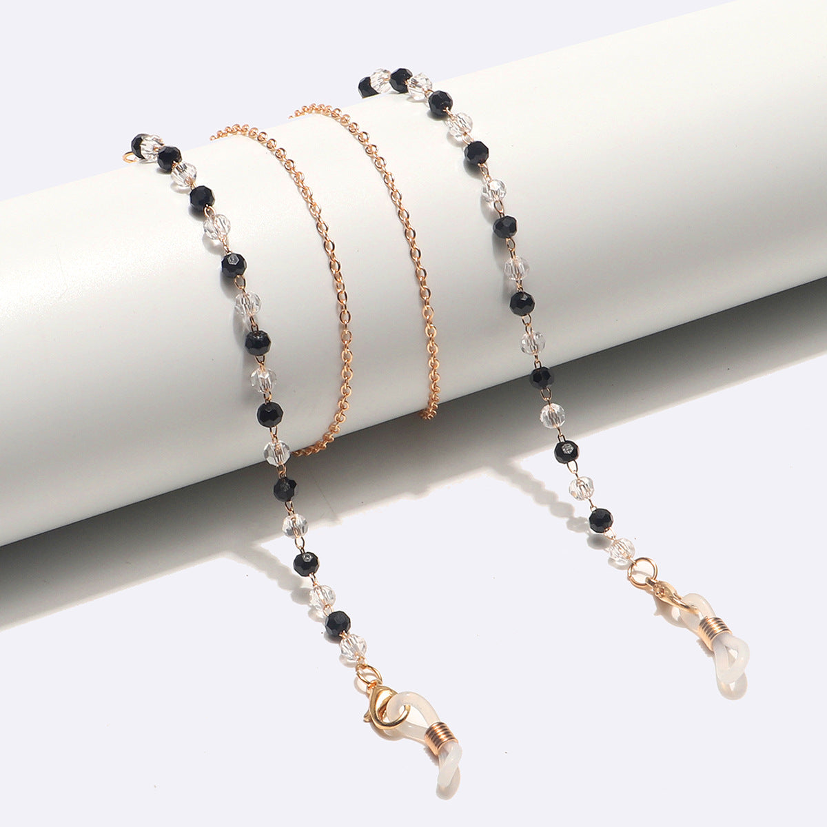 Elegante Perlen Brillen Kette Brehn