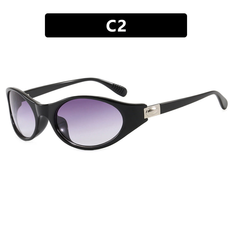 Damen stilvolle Sonnenbrille im eleganten Ovaldesign mit schützendem UV-Filter Brehn