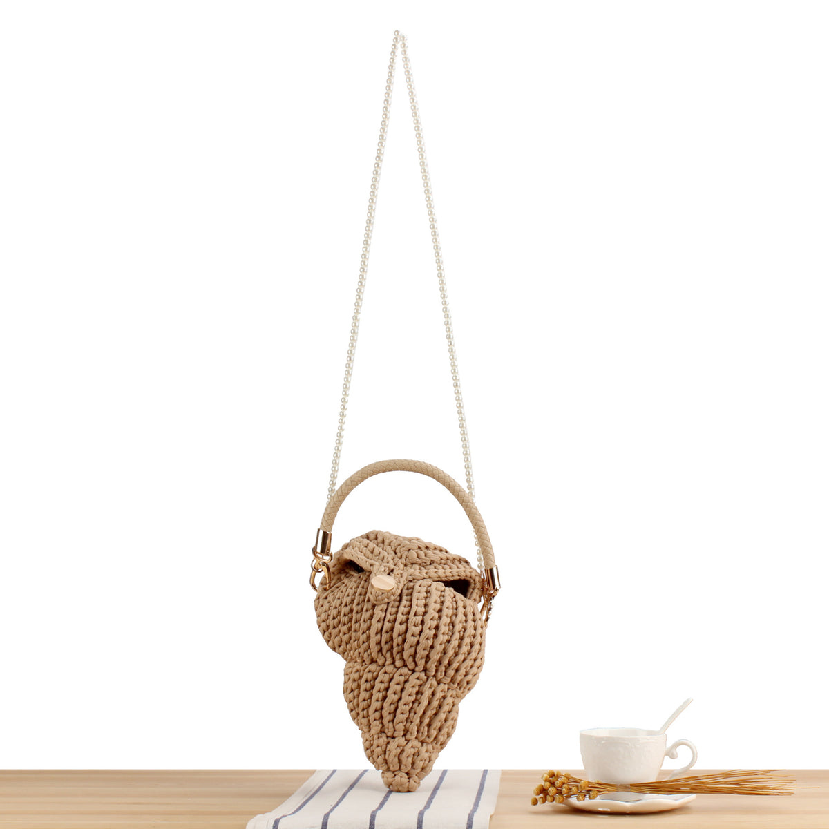 Handtasche Im Muschel-Design Brehn