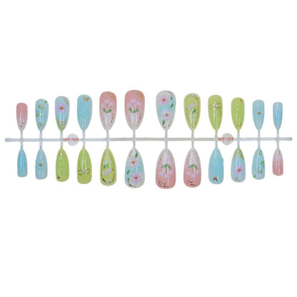 Künstlerisches Floral Nageldesign Kit Brehn