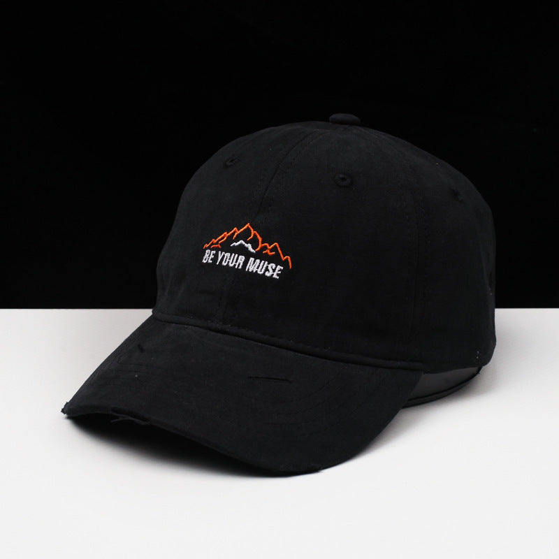 Damen Vintage Baumwoll Bestickte Baseballmütze Brehn