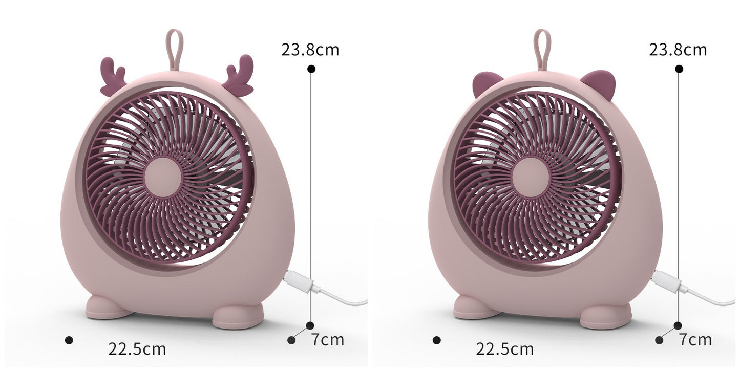 Damen Tragbarer Mini-Lüfter im kawaii Tierdesign Brehn