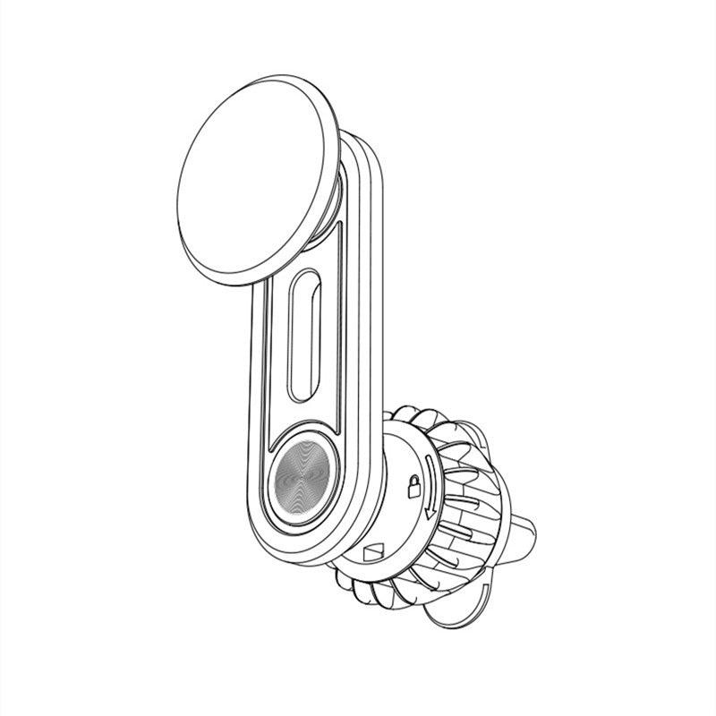 Brehn | Magnetischer Aluminiumlegierung drehbarer Autotelefonhalter