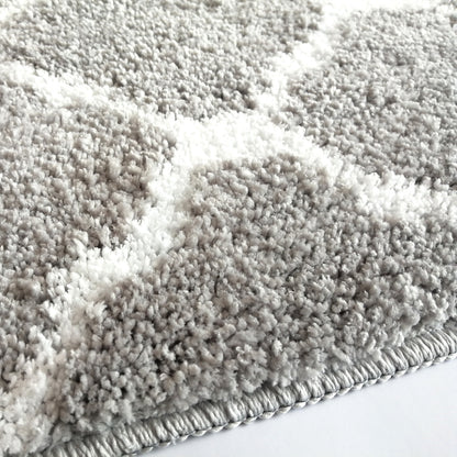 Luxuriöses Flausches Badezimmerteppich