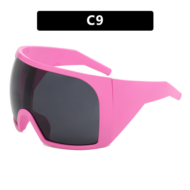 Damen sportliche Sonnenbrille mit aerodynamischem Design Brehn