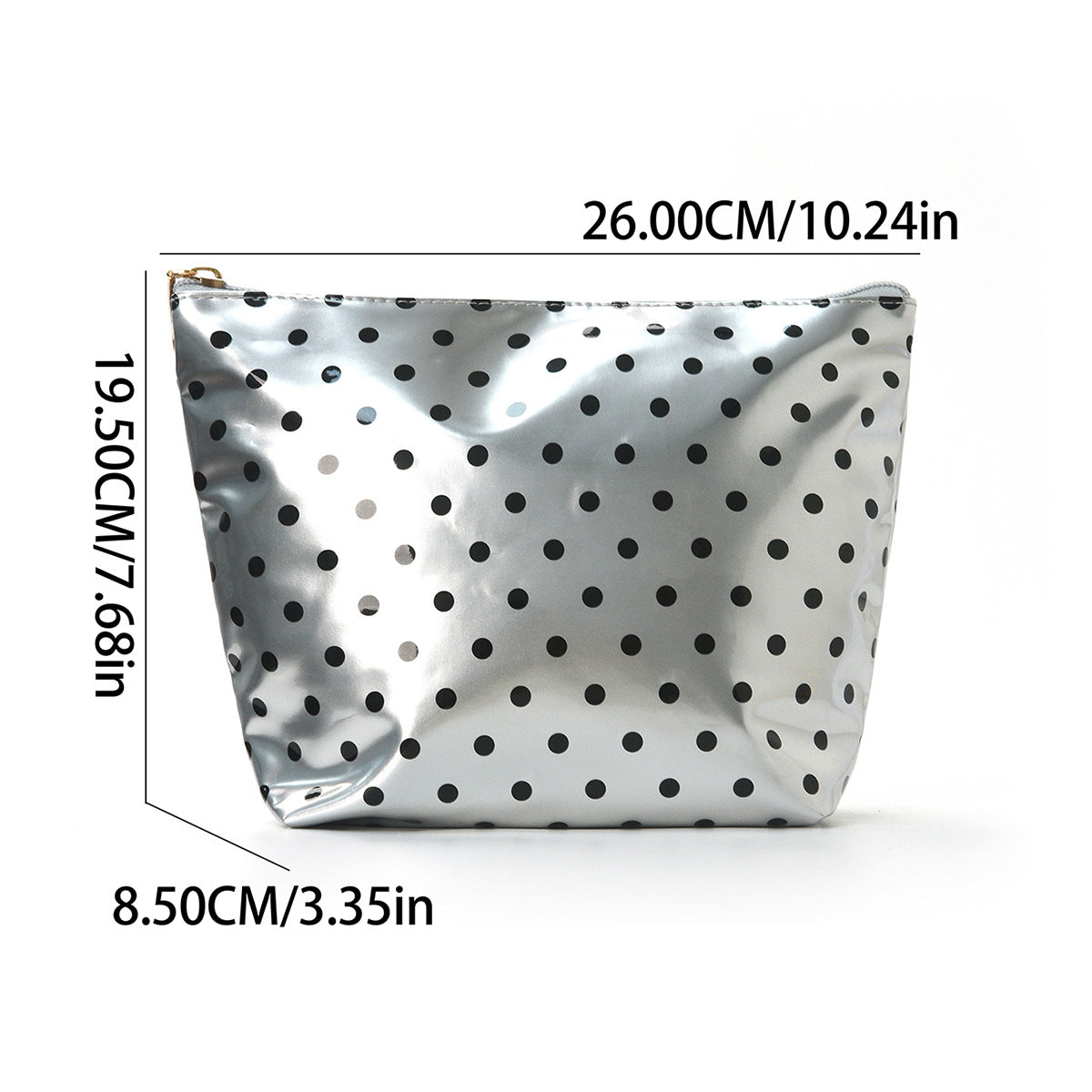 Wasserabweisende Kosmetiktasche mit Polka-Dot Design Brehn