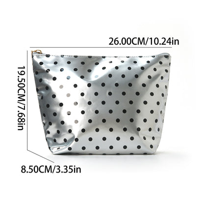 Wasserabweisende Kosmetiktasche mit Polka-Dot Design Brehn