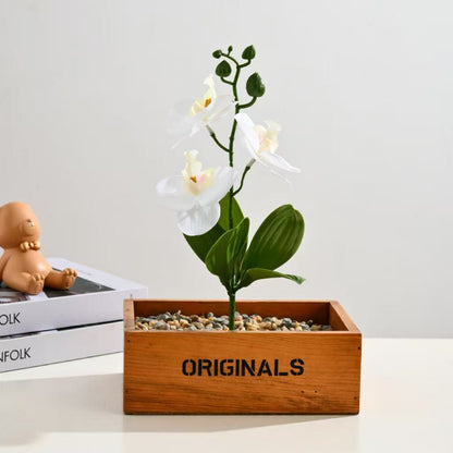 Elegante künstliche Orchideenarrangement für Tischdekoration