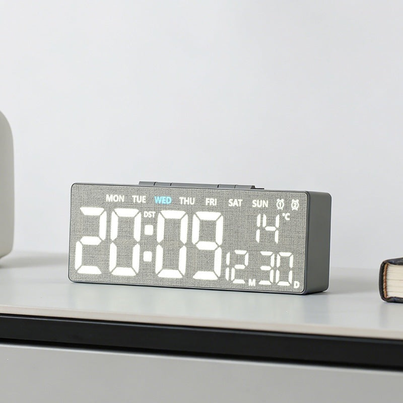 Digitaler Wecker mit Temperatursensor und Dateianzeige Brehn