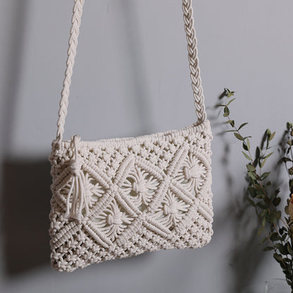 Handgefertigte Makramee Schultertasche Brehn