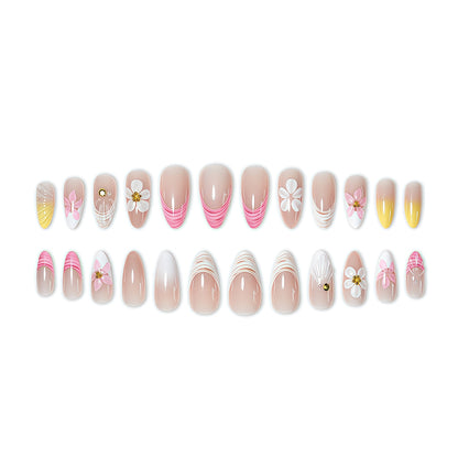 Premium Floral 3D Nagelkunstverlängerungen Brehn