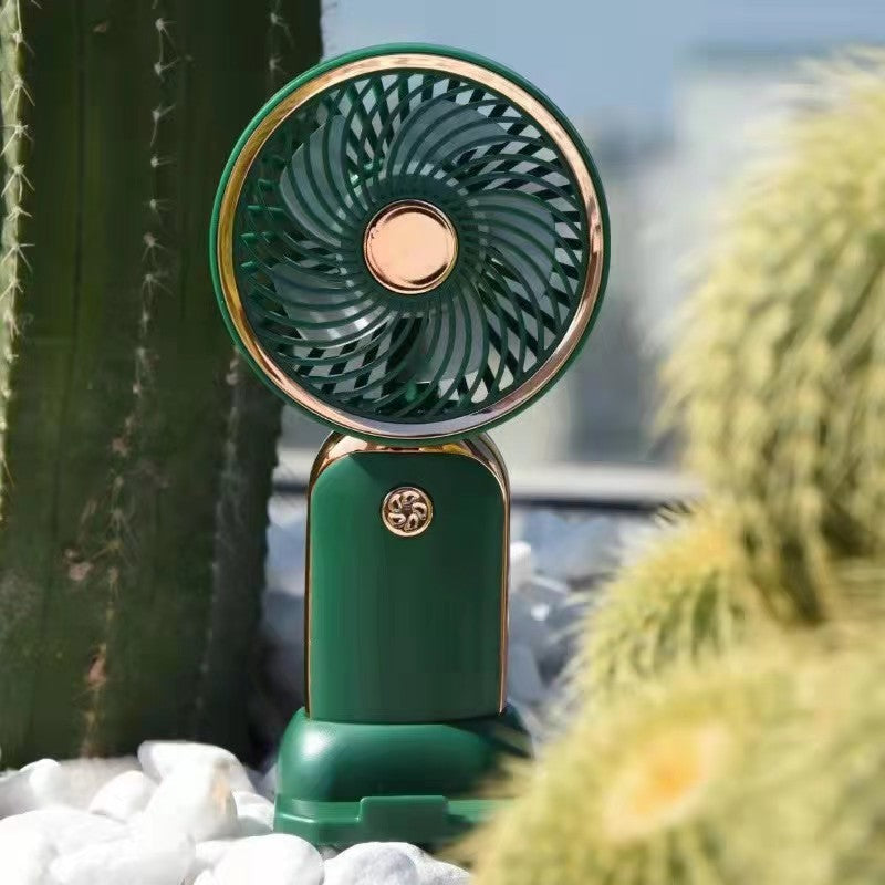 Damen Tragbarer Mini-Ventilator mit innovativem Spiral-Design Brehn