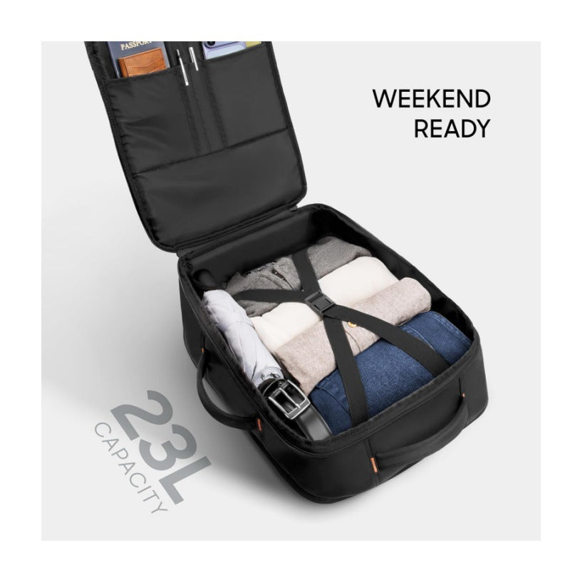 Multifunktionaler Rucksack mit Ergonomischem Design und Mehreren Staufächern Brehn