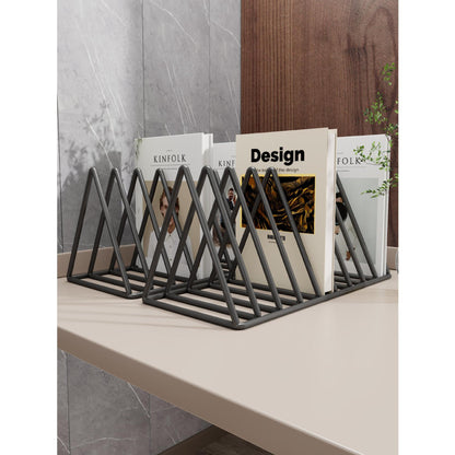 Erweiterbares Holz-Magazin- und Buchregal-Organizer