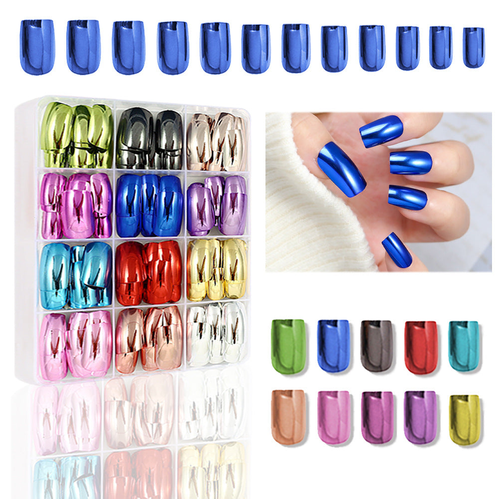 Metallic Polish Press-On Nail Set Brehn