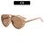 Oversized Shield-Sonnenbrille mit dekorativen Akzenten
