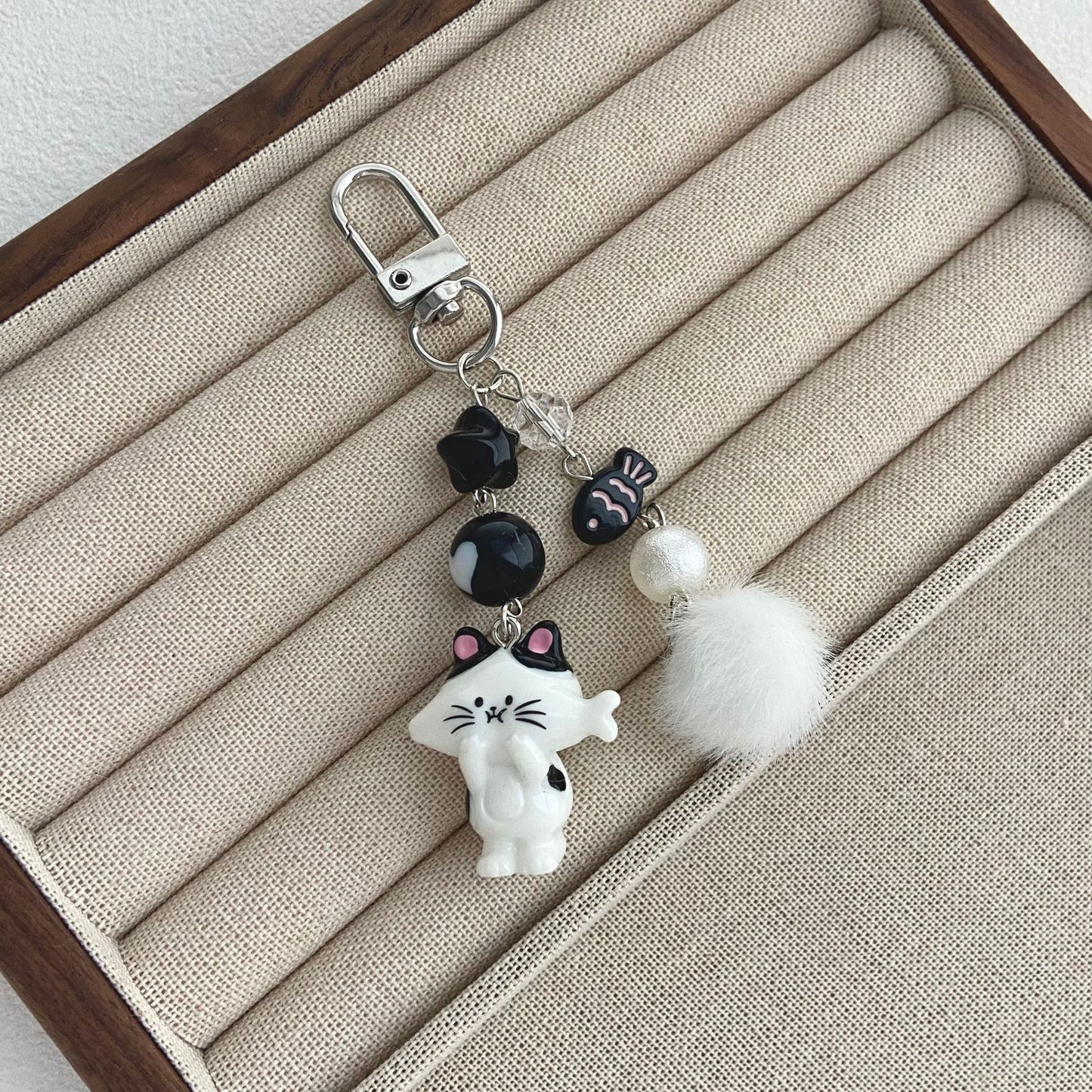 Katzen-Themen Charme Schlüsselanhänger Brehn