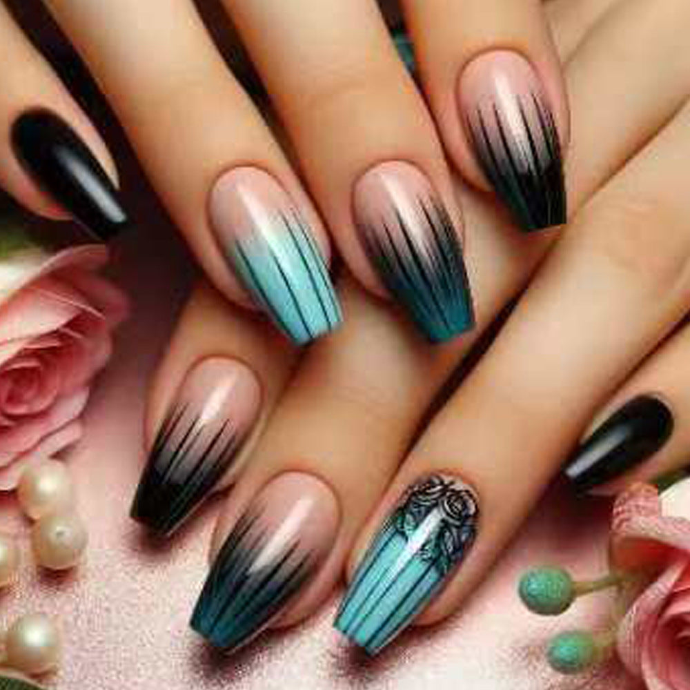 Ombre-Gradient-Nagelkunstverlängerungen Brehn