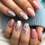 Botanische florale Press-On Nagelkunst Brehn