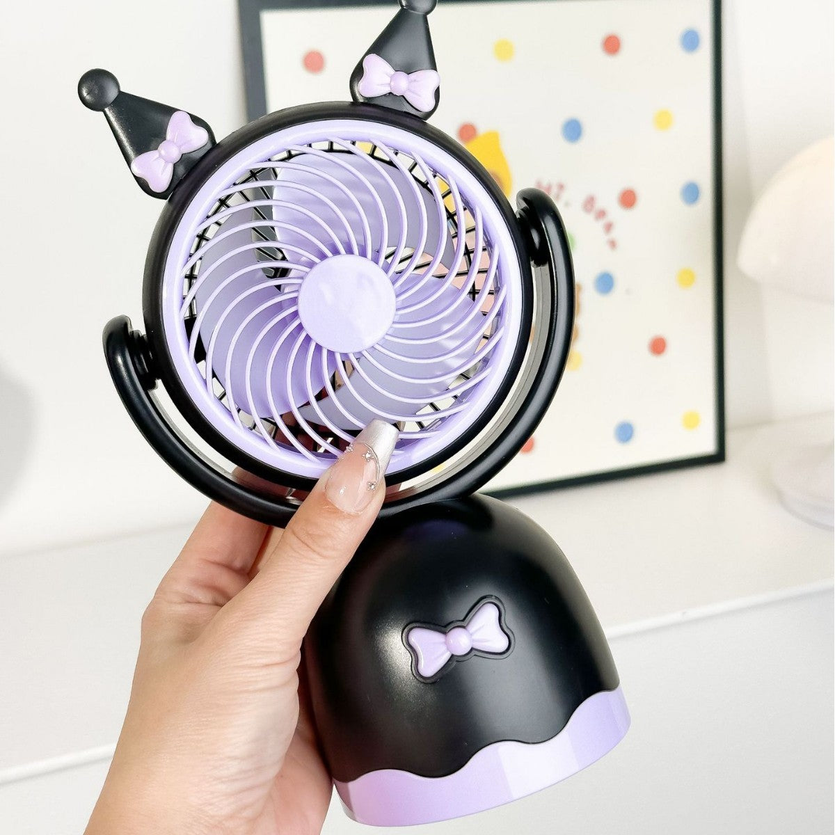 Damen Tragbarer Handventilator mit süßem Katzenohren-Design Brehn